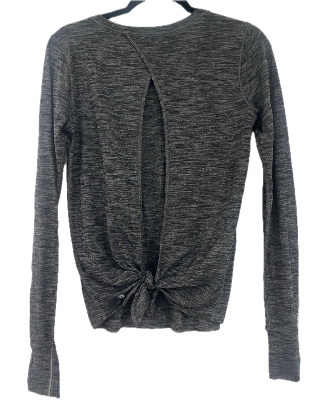 lululemon athletica Women's Heathered Charcoal Long Sleeve Tee